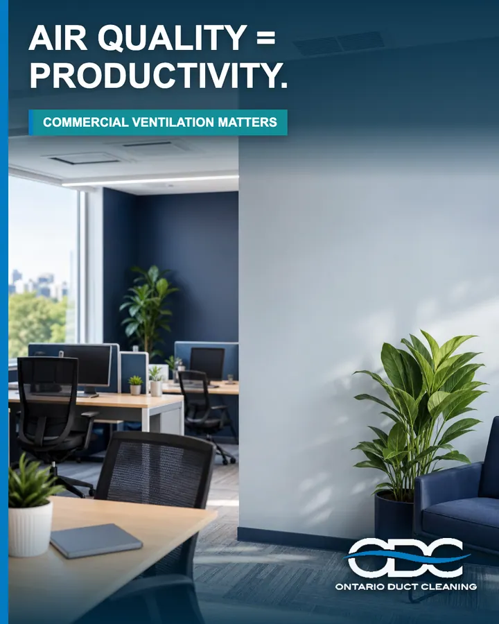 If Your Employees Are Sneezing and Your Energy Bills Are Climbing, Your Ventilation System Is a Liability portrait social graphic