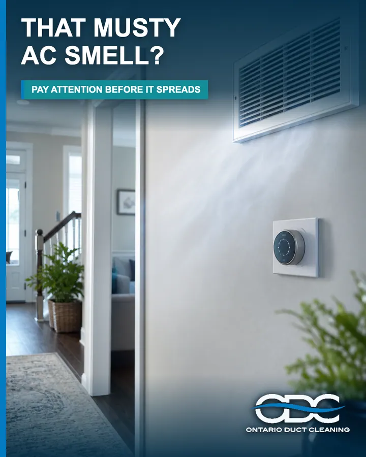 That Musty Smell When You Turn on Your AC Could Be More Than Dust portrait social graphic