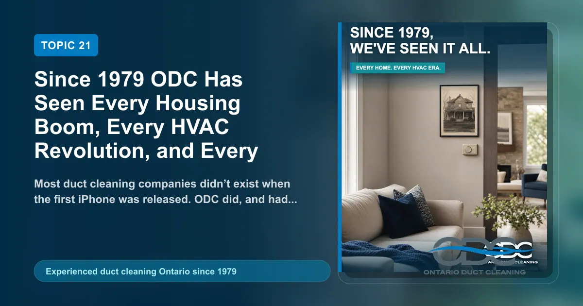 Since 1979 ODC Has Seen Every Housing Boom, Every HVAC Revolution, and Every Ontario Weather Event landscape blog and social preview concept